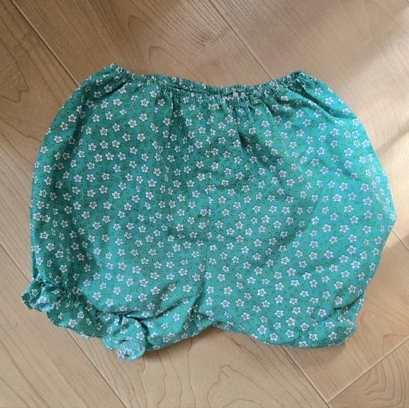 Vintage Ceil Ainsworth green 3-piece floral prairie apron dress set - Picture 11 of 11